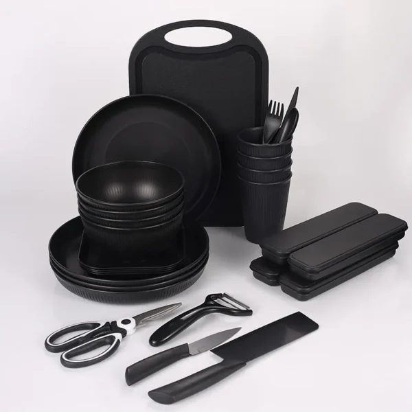 24pcs stylish dinner/serving set with kitchen wares