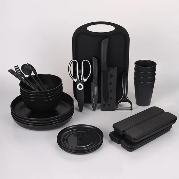 24pcs stylish dinner/serving set with kitchen wares
