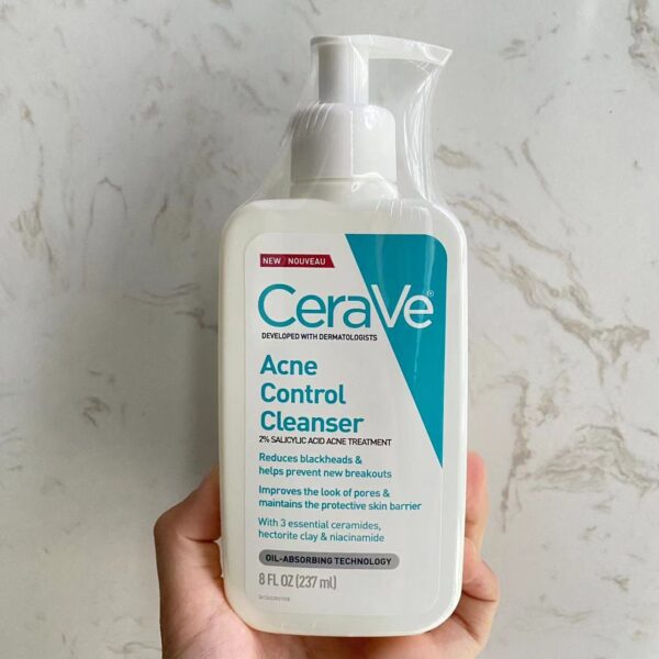 CeraVe acne control and cleanser