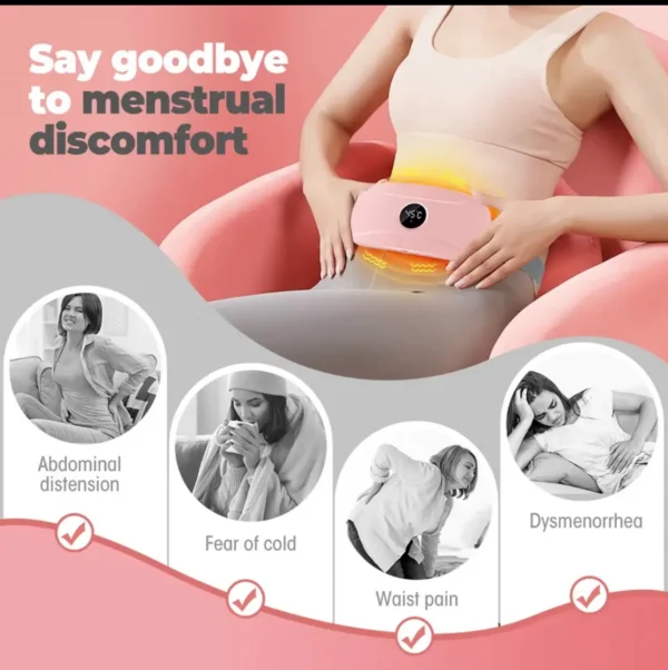 Menstruation Cramp Heating & Vibrating Soothing Belt