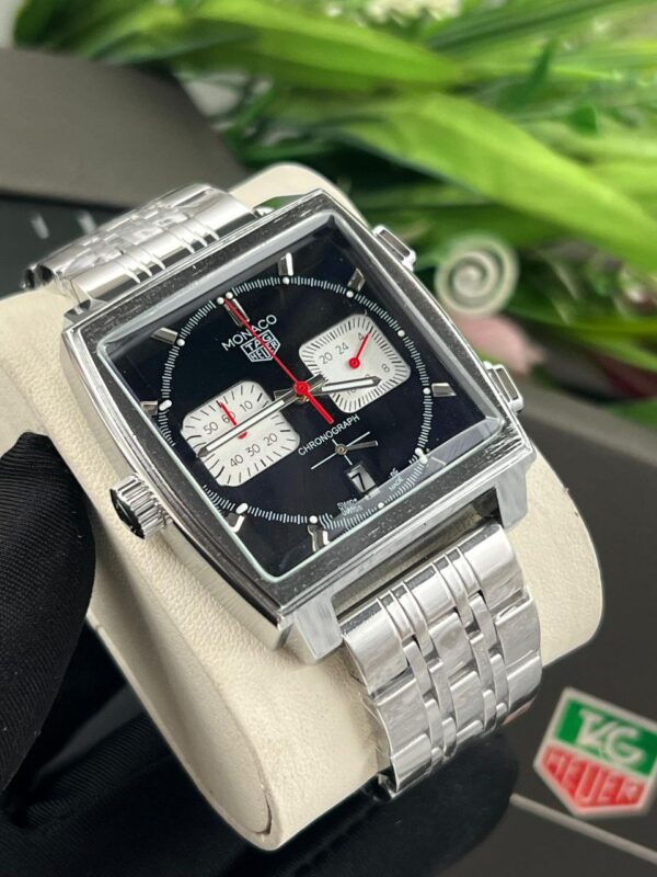 Tag Hueer Monaco Luxury Men's Watch Black dial