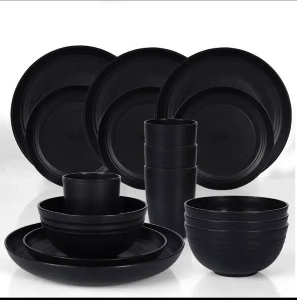 16 pcs eco-friendly dinnerware