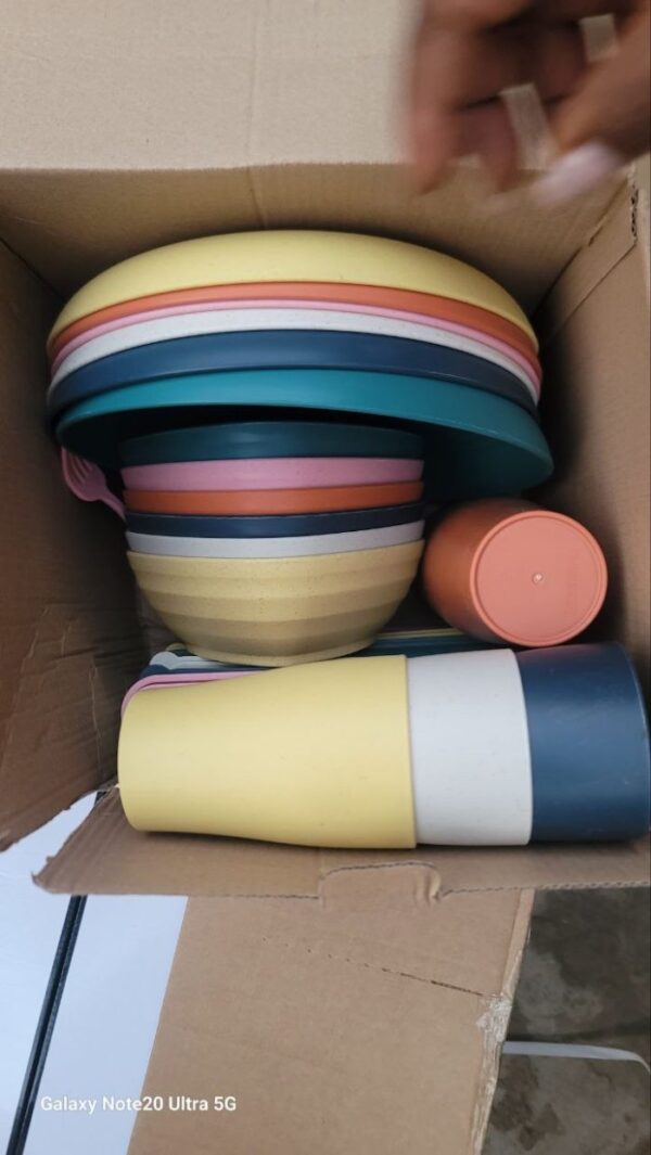 24pcs eco-friendly serving set style 2