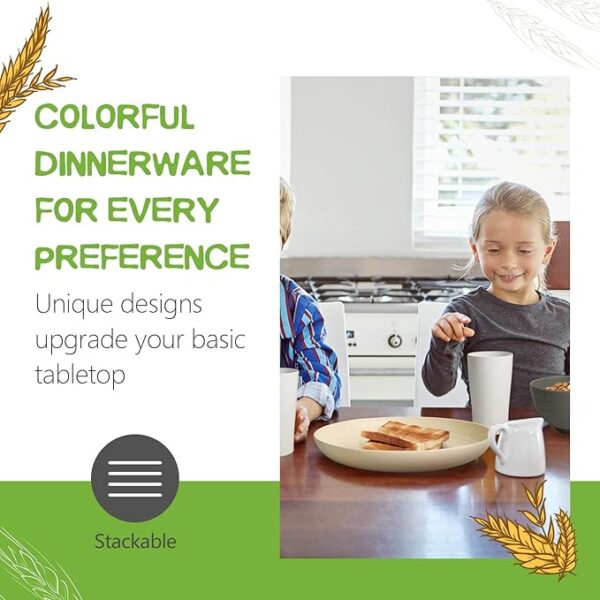 32pcs eco-friendly dinnerware