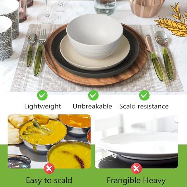 32pcs eco-friendly dinnerware