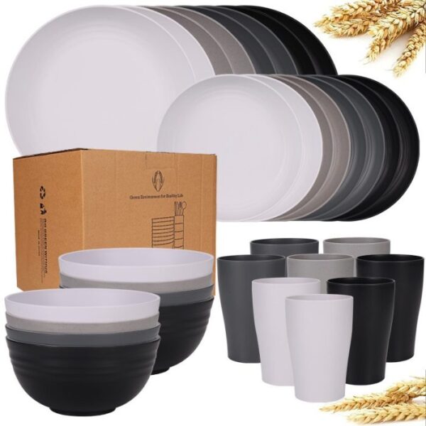 32pcs eco-friendly dinnerware