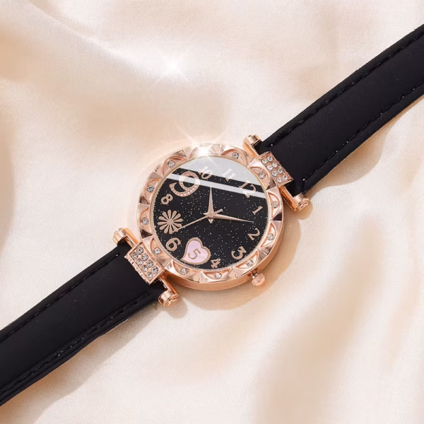 Elegant Women's Valentine Gift Pack - Watch & Bracelet Set Watch 2