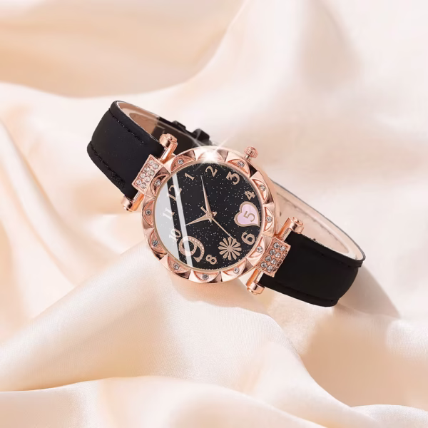 Elegant Women's Valentine Gift Pack - Watch & Bracelet Set Watch