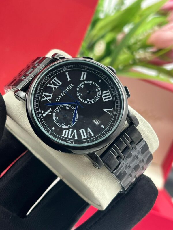 Cartier Chronography Luxury Watch Black