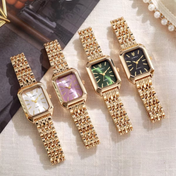 Ximili Rectangular Standout Luxury Alloy Lady's Watch
