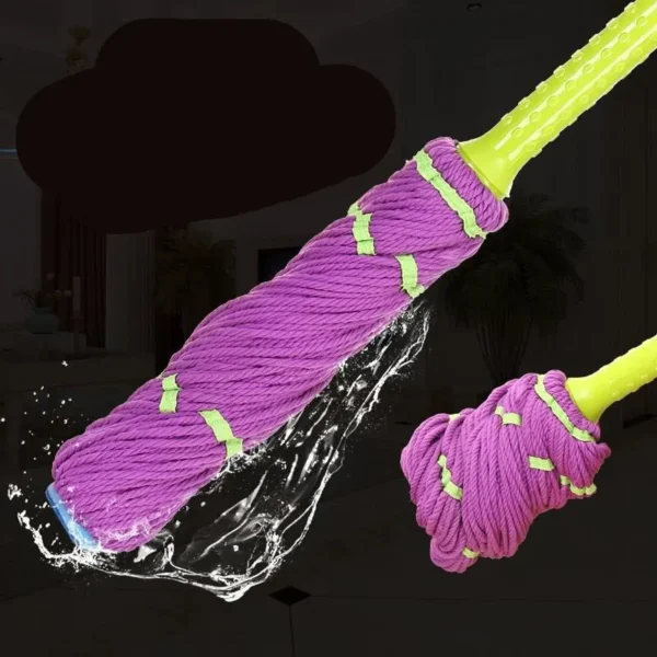 Self-Squeezing 360 degrees Rotary Microfiber Mop