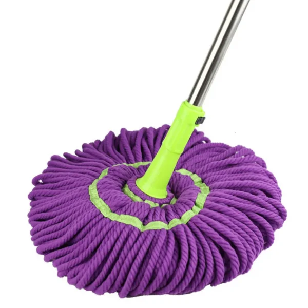 Self-Squeezing 360 degrees Rotary Microfiber Mop head