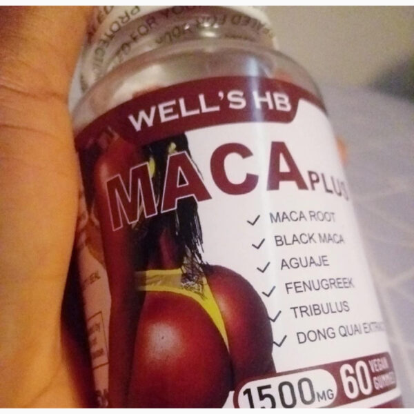 Well's HB Maca Plus Hip Butt Enlargement And Firming Gummies 4