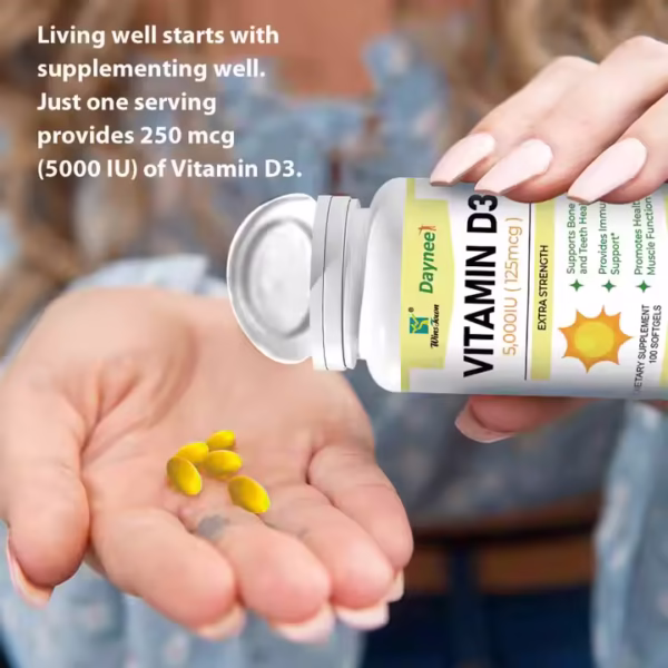 Daynee Vitamin D3 125mcg capsules 2